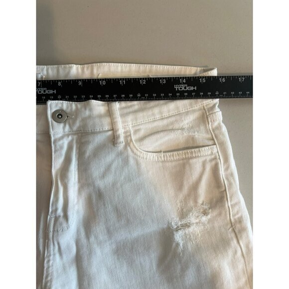 Women Pilcro and the Letterpress Slim Boyfriend Sz 28 Jean Shorts With Distressi - Picture 7 of 9